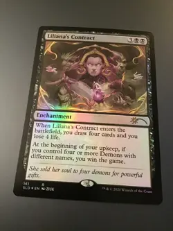 MTG Secret Lair #161 Liliana's Contract Foil NM - Image 1