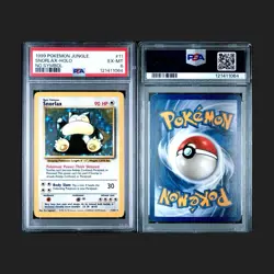 1999 POKEMON JUNGLE | NO SYMBOL SNORLAX-HOLO 11 PSA 6 - Image 1