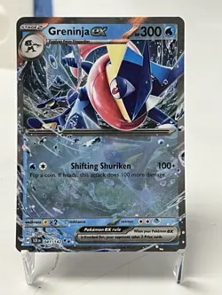 Pokemon TCG 2024 Greninja ex 41/142 S&V Stellar Crown Double Rare MINT - Image 1