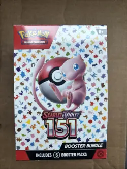 Pokemon Scarlet Violet 151 Booster Bundle 6-Pack, Factory-Sealed - Image 1