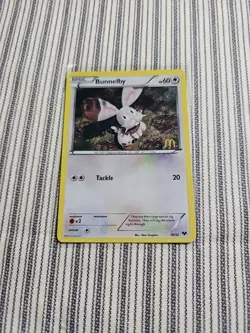Pokemon TCG Bunnelby McDonalds Promos 10/12 Holo Promo Free Shipping - Image 1