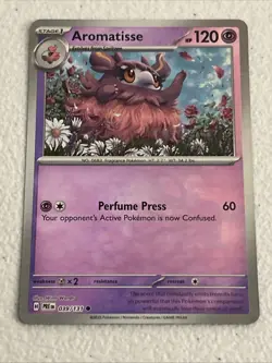 Pokemon 2025 Aromatisse 039/131 Prismatic Evolutions - PRE EN Master Ball Holo - Image 1