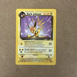 Dark Jolteon 38/82 Team Rocket Regular LP Pokemon - Image 1