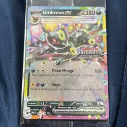 Pokemon Prismatic Evolutions Umbreon ex 60/131 Surprise Box Stamped Promo Sealed - Image 1