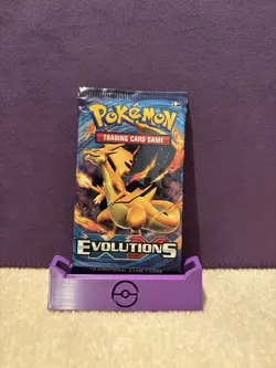 Pokemon TCG XY Evolution Factory Sealed Booster Pack Charizard Artwork HEAVY - Image 1