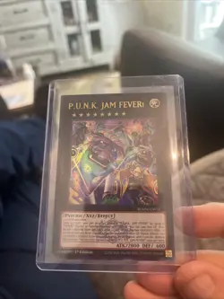 Yu-Gi-Oh! TCG P.U.N.K. JAM FEVER! 1st Edition Super Rare BLMM-EN051 MINT COND. - Image 1