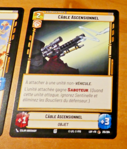 STAR WARS UNLIMITED CARD GAME TCG CARTE 215/264 LOF FR MINT - Image 1