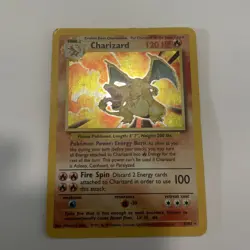 Pokemon TCG Charizard 1999-2000 Base Set Holo Rare Card 4/102 - Image 1