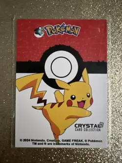 2024 Pokemon NINTENDO CRYSTAL CARD Collection ARCANINE NEW, #0059. - Image 2