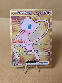Mew ex 205/165 Metal Scarlet Violet 151 Pokemon Trading Card Game - Image 1