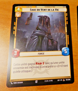 STAR WARS UNLIMITED CARD GAME TCG CARTE 212/264 LOF FR MINT - Image 1