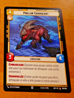 STAR WARS UNLIMITED CARD GAME TCG CARTE 210/264 LOF FR MINT - Image 1