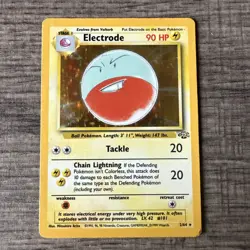Electrode 2/64 Pokemon Card TCG Jungle Unlimited Holo MP - Image 1