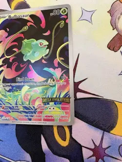 Pokemon Card Bulbasaur 133/132 Mega Evolution Stamped Promo - Image 2