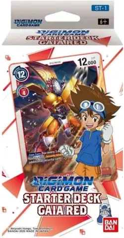 Digimon Card Game Starter Deck Gaia Red Trading Card Game for Kids Teens - Image 2
