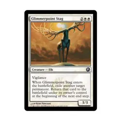 WOTC MtG Scars of Mirrodin Glimmerpoint Stag (U) (x4) NM - Image 1