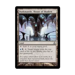 WOTC MtG Ravnica Duskmantle, House of Shadow (U) (Foil) EX - Image 1