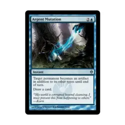 WOTC MtG New Phyrexia Argent Mutation (U) (x4) NM - Image 1