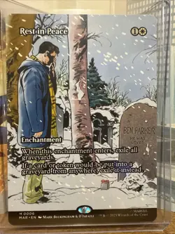 NM Borderless Rest in Peace, MTG, Marvel's Spider-Man, Magic the Gathering, 6 - Image 1