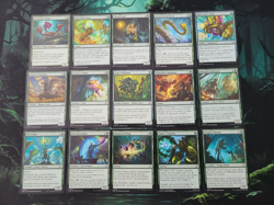 MTG Edge of Eternities - All 15 Green Commons No Duplicates - Near Mint - Image 1