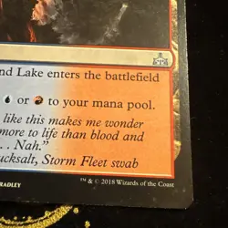 Magic the Gathering MTG Highland Lake (189) Rivals of Ixalan LP - Image 3