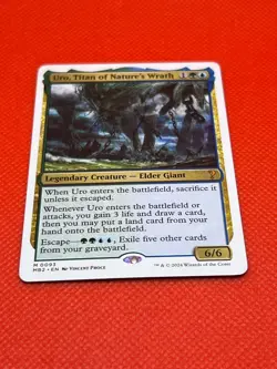 MTG Uro, Titan of Nature's Wrath(White Border) Mystery Booster 2 Regular - Image 2