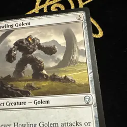 MTG Magic the Gathering Howling Golem (218/296) Dominaria LP - Image 3