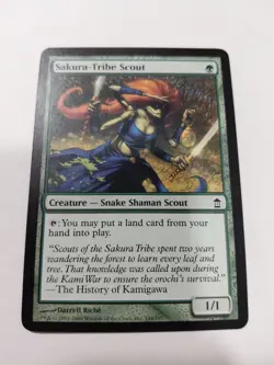 MTG Sakura-Tribe Scout Saviors of Kamigawa 144/165 Regular Common NM - Image 1