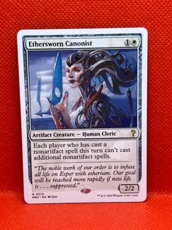MTG Ethersworn Canonist(White Border) Mystery Booster 2 Regular - Image 1