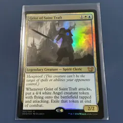MTG Magic The Gathering Geist Of Saint Traft Foil DDQ Mythic Spirit Azorious - Image 1
