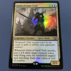 MTG Magic The Gathering Geist Of Saint Traft Foil DDQ Mythic Spirit Azorious - Image 2