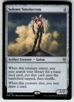 Solemn Simulacrum R Commander: Aetherdrift 138 MTG - Image 1
