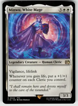 Minwu, White Mage R FINAL FANTASY 26 MTG - Image 1