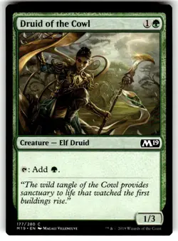 Druid of the Cowl Core Set 2019 Regular MTG - Image 1