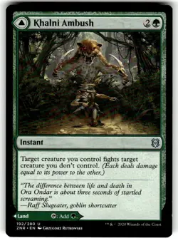 Khalni Ambush Zendikar Rising Regular MTG - Image 1