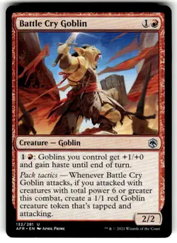 Battle Cry Goblin Adventures in the Forgotten Realms Regular MTG - Image 1