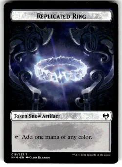 Replicated Ring Token Kaldheim Regular mtg - Image 1
