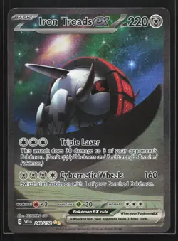 Pokemon Iron Treads ex 248/198 Scarlet & Violet Special Illustration Rare NM - Image 1