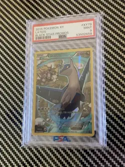 2015 POKEMON XY BLACK STAR PROMO LATIOS #XY79 HOLO PSA 9 MINT - Image 1