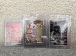 Pokemon TCG 151 UPC Promo Set Mew 053, Mewtwo 052, Metal Mew 205 New Sealed - Image 1
