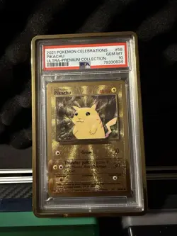 Pokemon - Pikachu Ultra Premium UPC Celebrations #58 Gold Metal - PSA 10 - Image 1