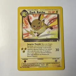 Dark Raichu 7/110 | Legendary Collection | Non-Holo Rare | WotC | Pokemon TCG - Image 1