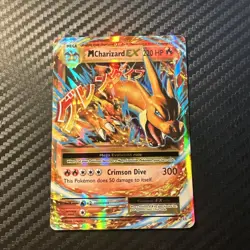 2016 Pokemon XY Evolutions Mega M Charizard EX 13/108 Ultra Rare LP - Image 1