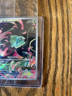 Pokemon Bulbasaur Mega Evolution 133/132 English BOX TOPPER SEALED - Image 3
