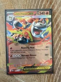 Pokemon TCG Mega Evolution Mega Camerupt EX 022/132 Double Rare - Image 1
