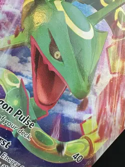Rayquaza V SWSH Black Star Promos SWSH147 Holo Promo LP Pokemon TCG - Image 2