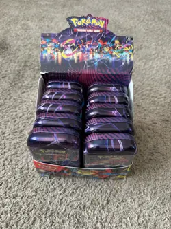 Pokemon TCG Mega Evolution MEGA HEROES MINI TIN (10 Tin) - Image 2