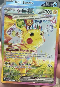 2024 Pokemon SV Surging Sparks SSP EN Pikachu Ex #238/191 - Image 1