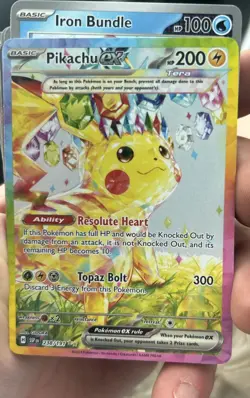 2024 Pokemon SV Surging Sparks SSP EN Pikachu Ex #238/191 - Image 2