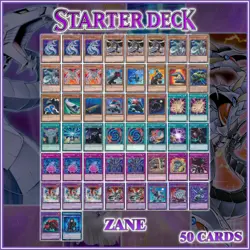 ZANE CYBER DRAGON STARTER DECK 50 | Chimeratech End Poly Duelist Kingdom YuGiOh - Image 1